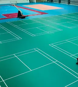 Sports vinyl flooring